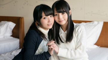 S-CUTE-relay_002 Hitomi &amp; Sayo #1 Lesbian Relay